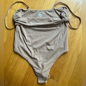 Skims sienna cami body suit w/bottom crotch